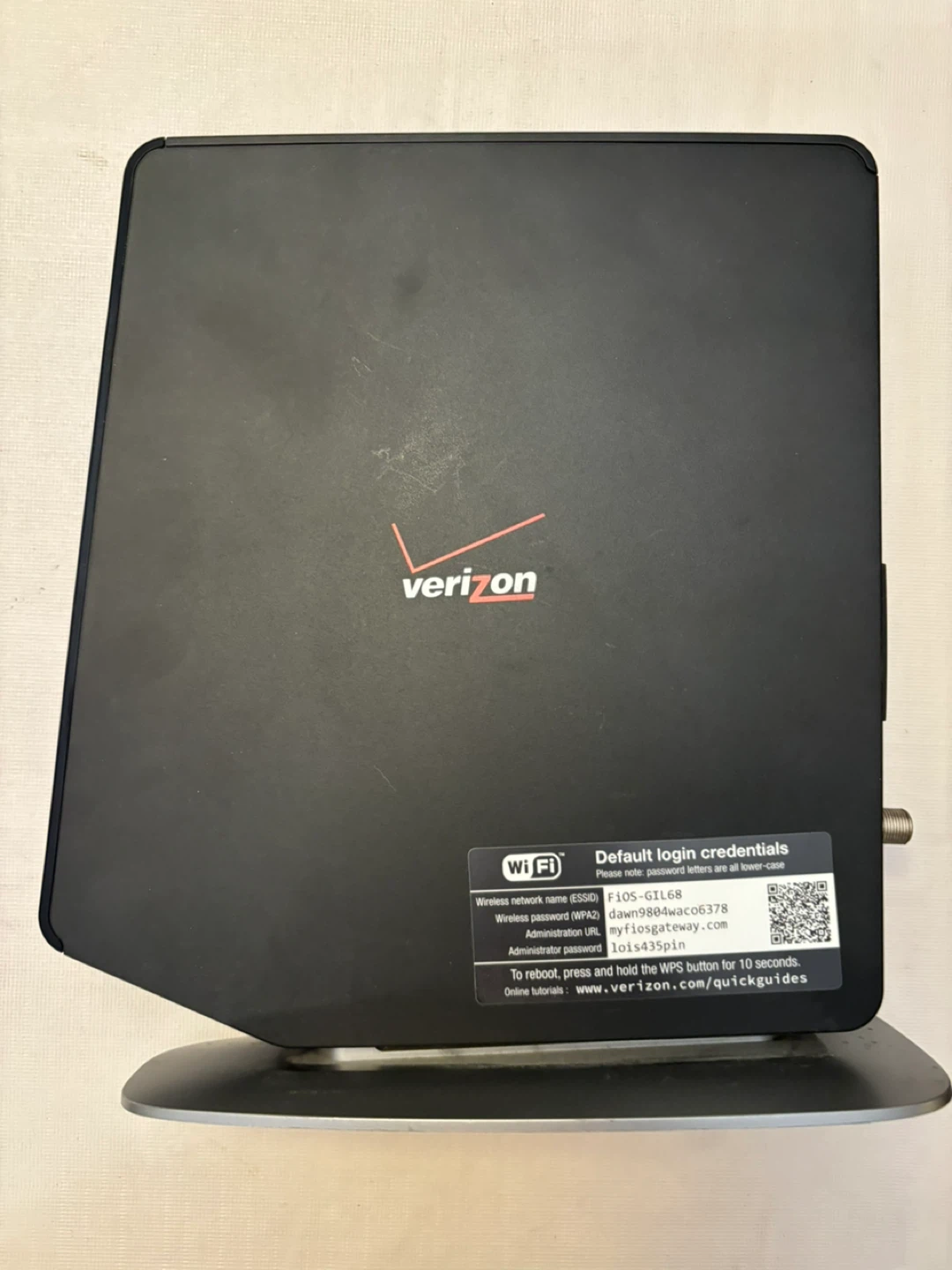 Verizon Fios Gateway G1100 WiFi Router
