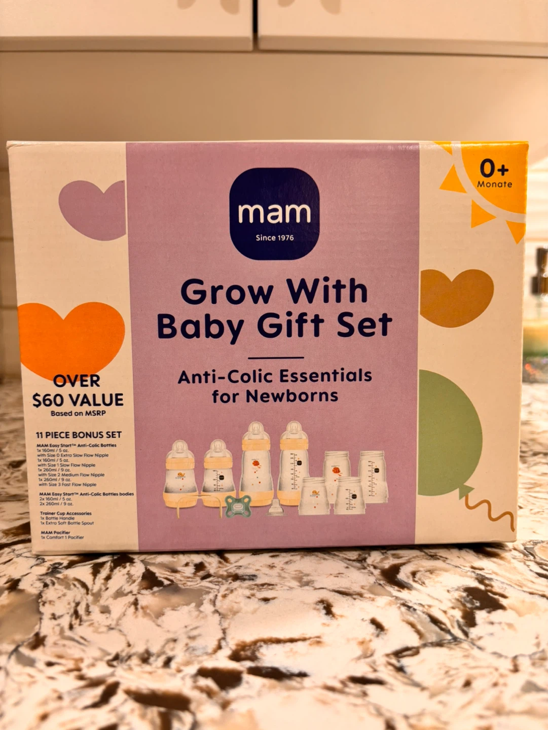 MAM Grow With Baby Gift Set - 11 Piece Bonus Set
