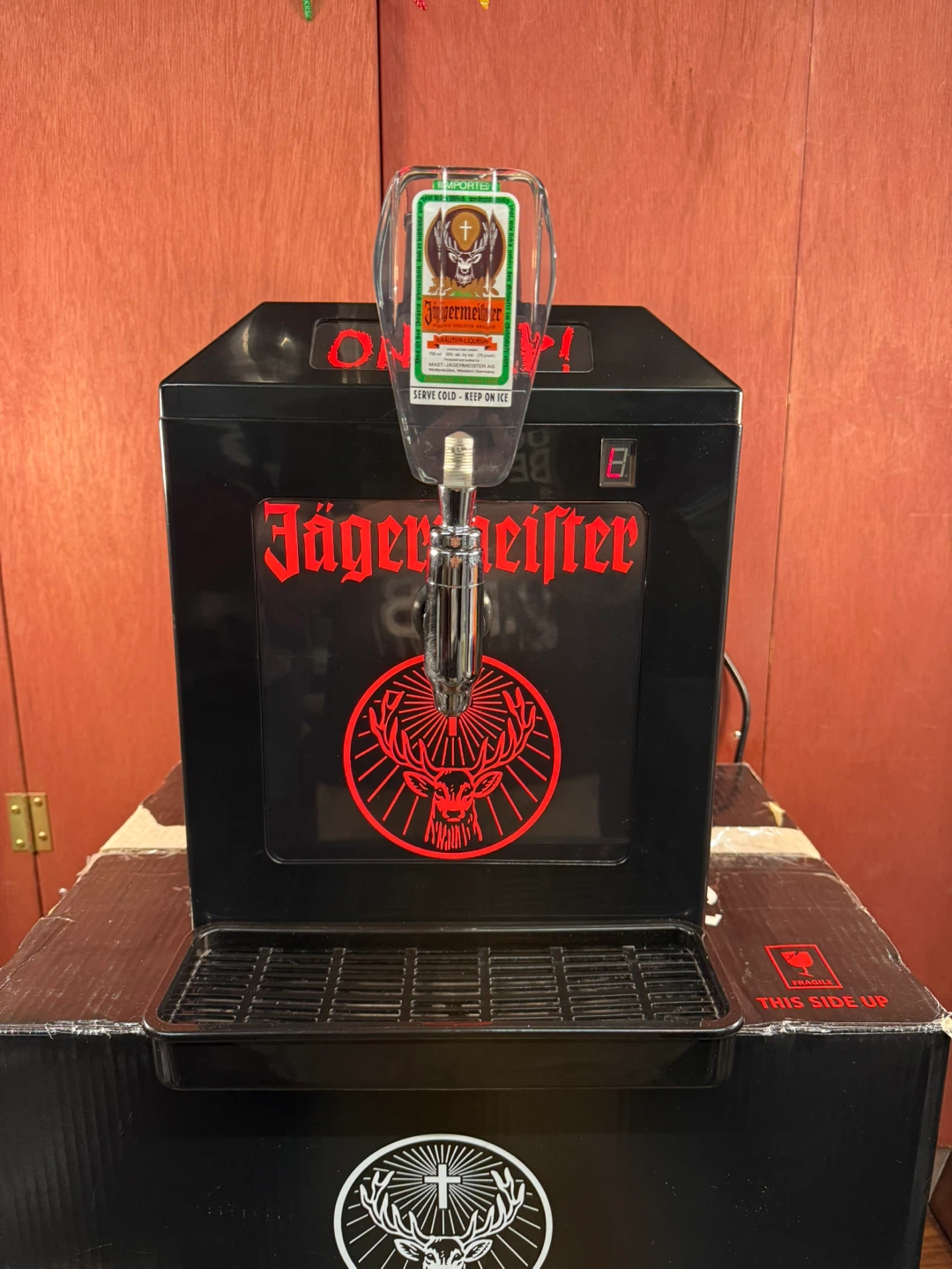 Jagermeister Tap Machine 3 JEMUS Bottle Shot Dispenser Cooler - photo 3