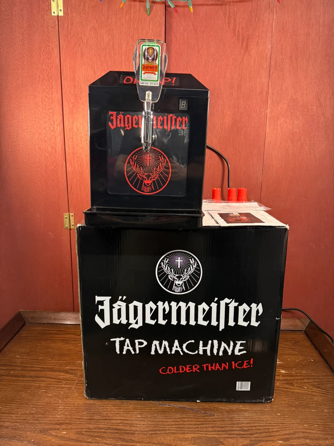 Jagermeister Tap Machine 3 JEMUS Bottle Shot Dispenser Cooler - photo 2