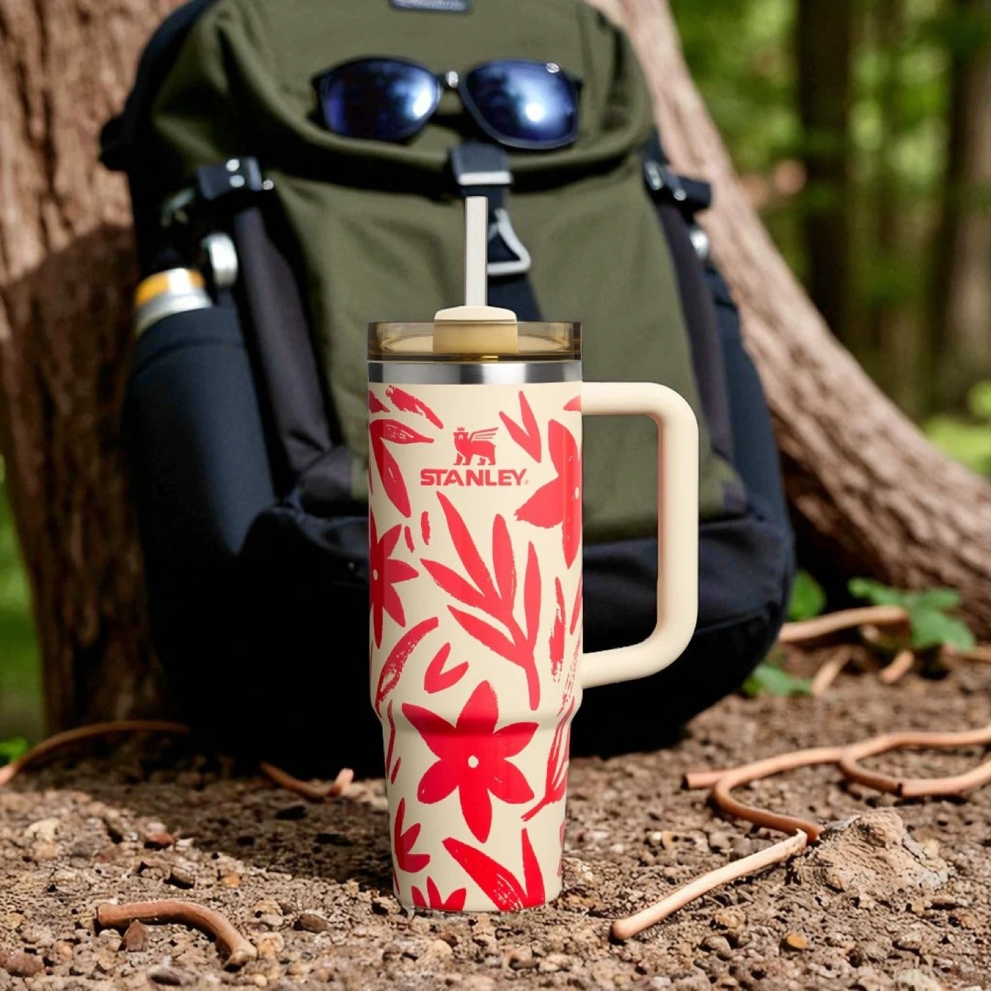 BNIB Stanley Floral Tumbler 40 oz