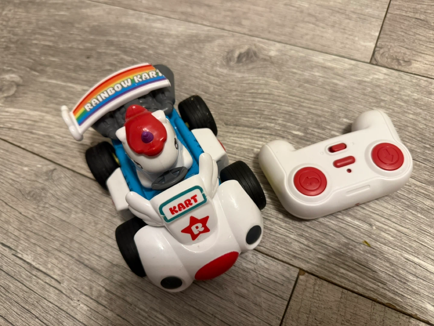 Rainbow Kart Remote Control Toy Car with Controller - photo 3