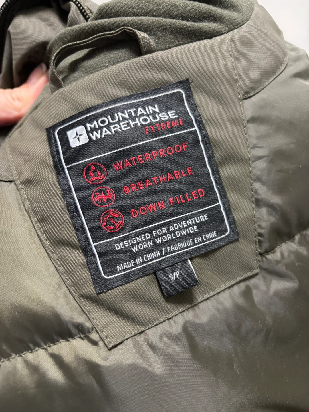 Mountain Warehouse Extreme Down Filled Waterproof Jacket