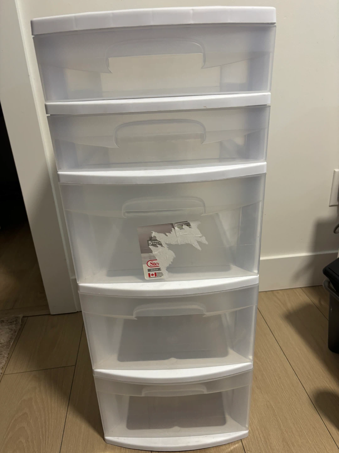 Sterilite 5 Drawer Plastic Rolling Cart - photo 2