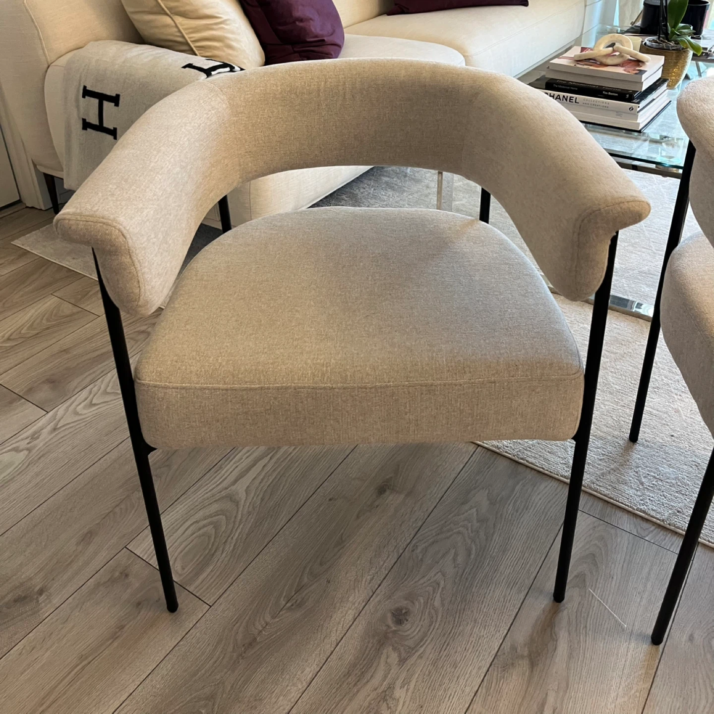 Set of 2 Bouclair Accent Chairs