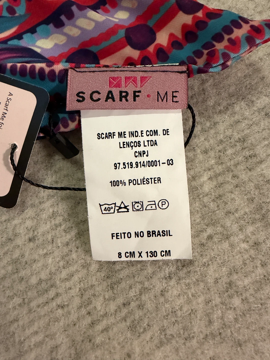 SCARF ME 100% Polyester Scarf 8 cm x 130 cm - photo 2