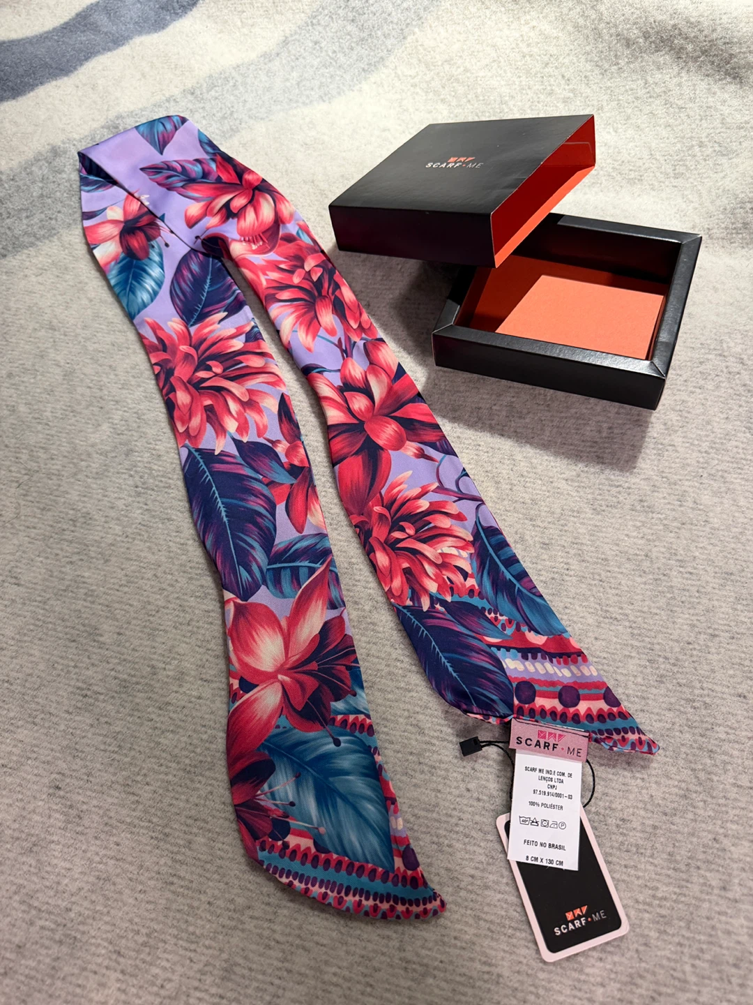 SCARF ME 100% Polyester Scarf 8 cm x 130 cm