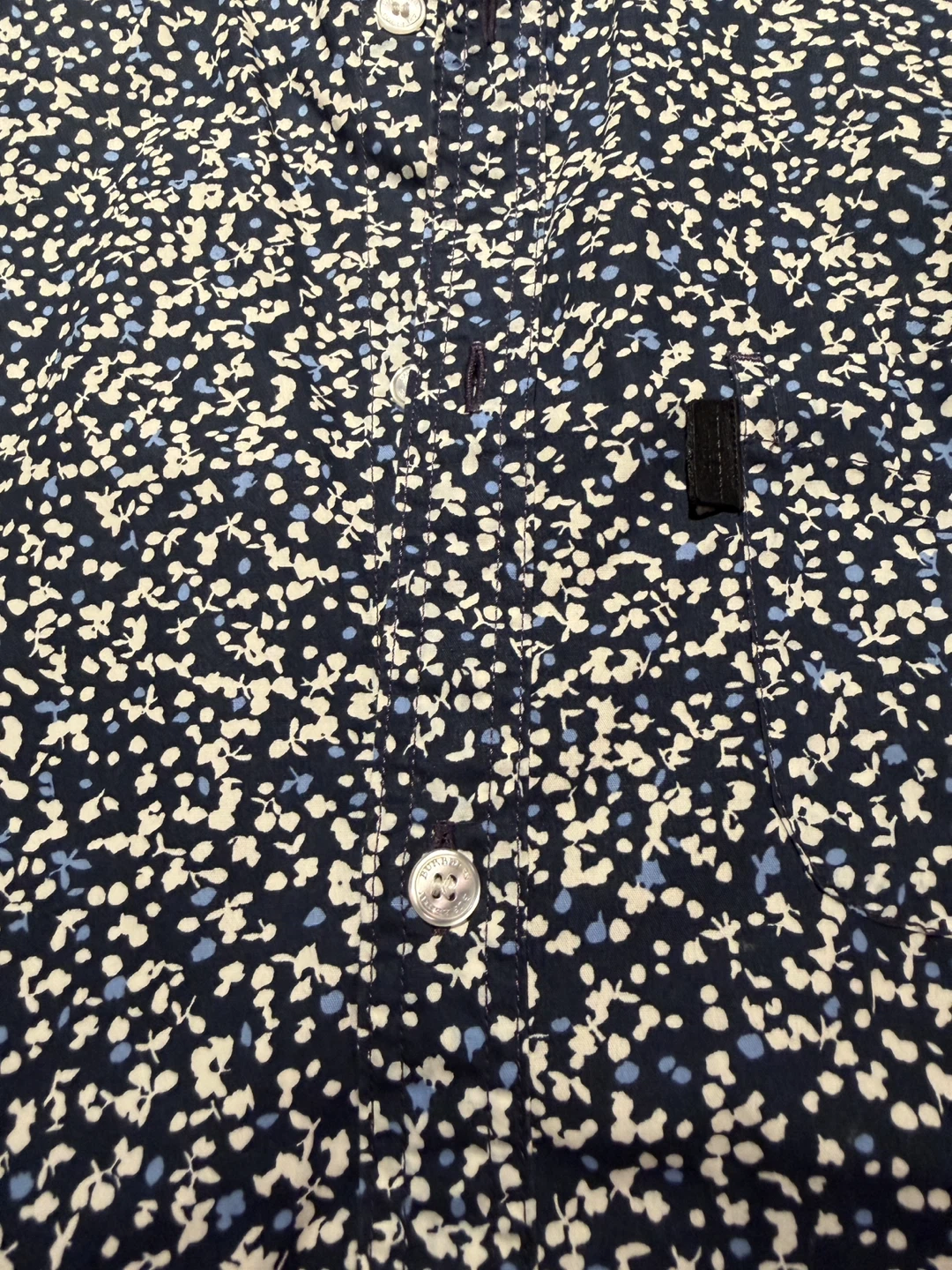 Burberry Brit Men's Floral Print Long Sleeve Shirt Size M - photo 3