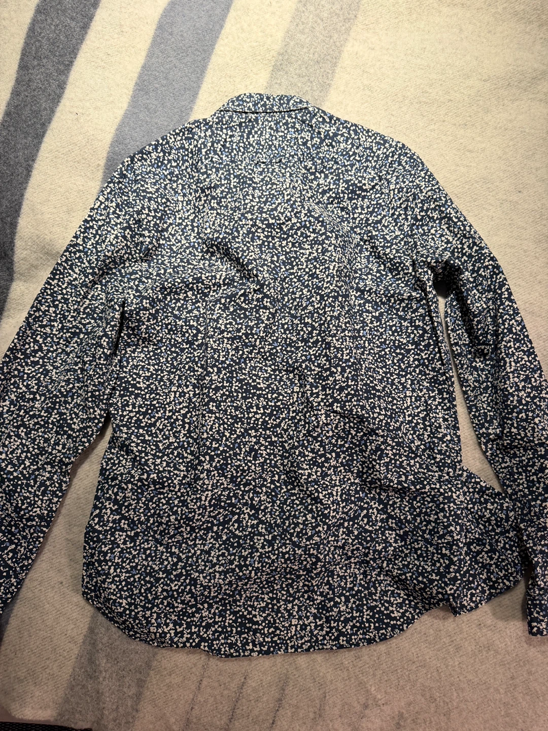 Burberry Brit Men's Floral Print Long Sleeve Shirt Size M - photo 2