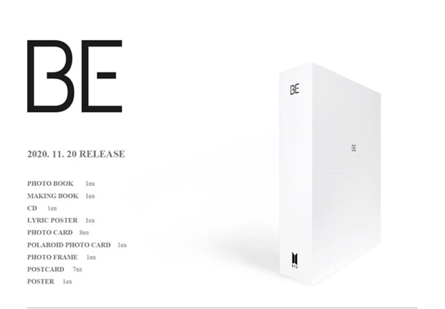 BTS BE Album Deluxe Edition - photo 4