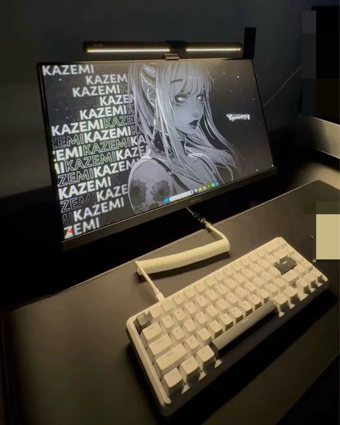 KOORUI Gaming Monitor Attack Shark Keyboard Bundle