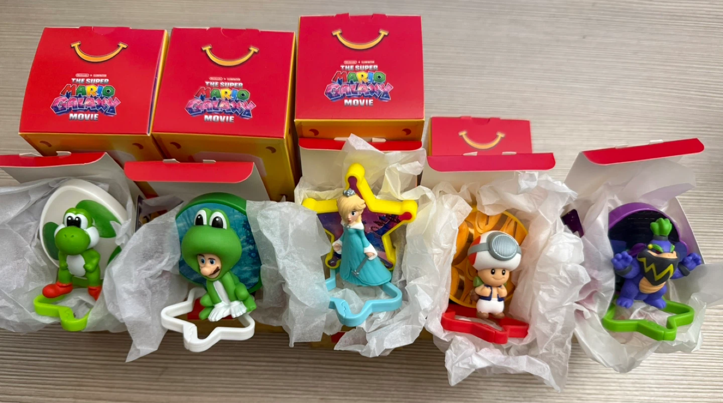 The Super Mario Bros. Movie Happy Meal Toys