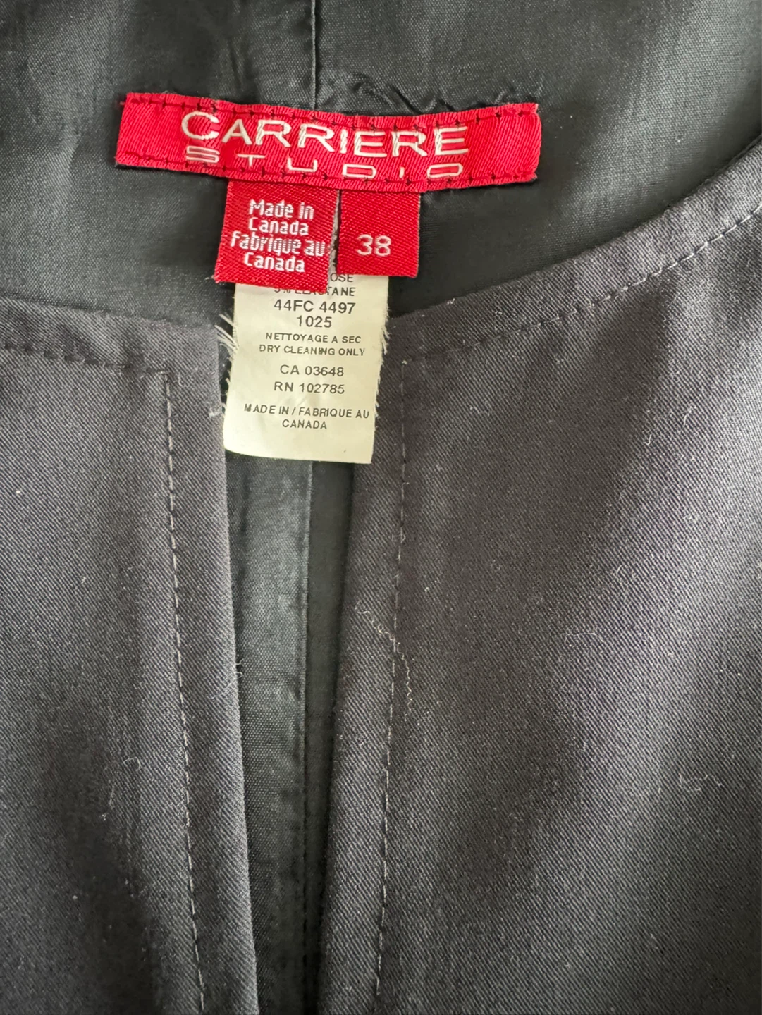 Carriere Studio Black Sleeveless Dress Size 38 - photo 4