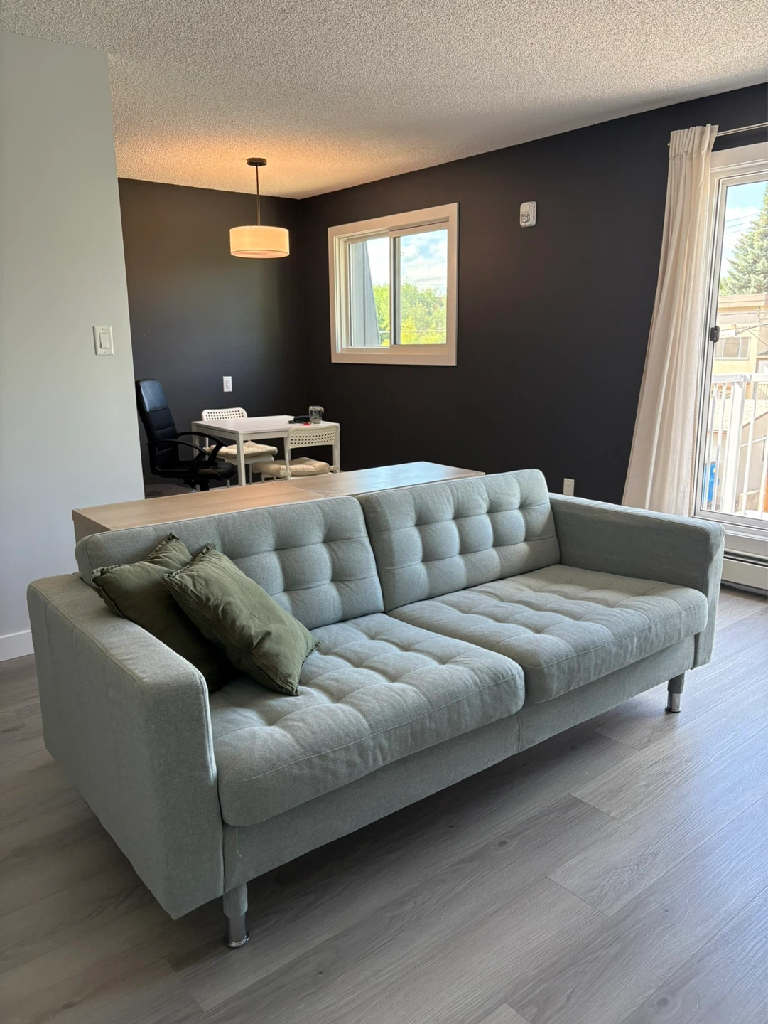 IKEA Light Green Sofa - photo 3