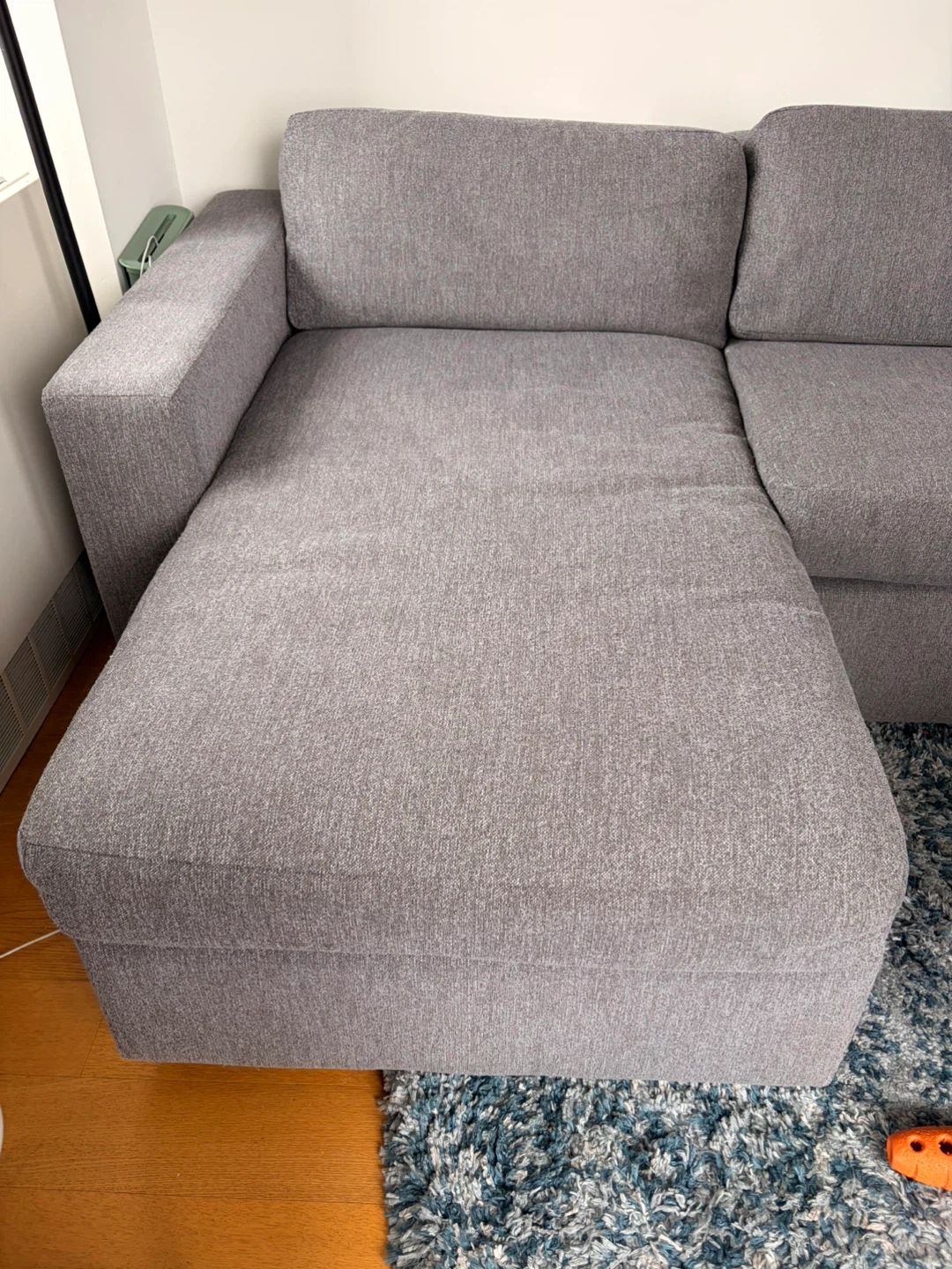 West Elm Urban Sleeper Sectional with Chaise Storage - photo 4