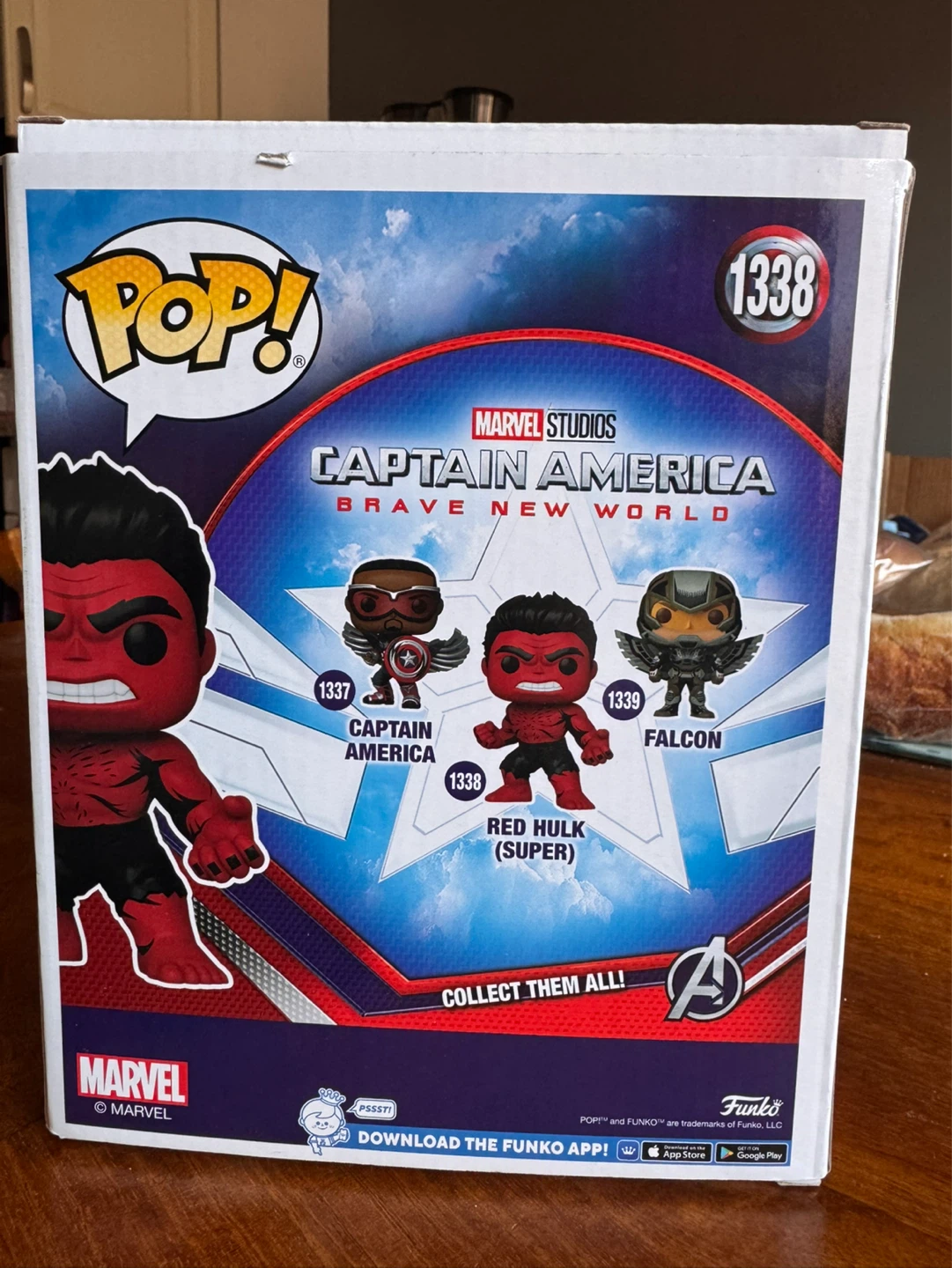 Funko Pop! Marvel Red Hulk Bobblehead 1338 - photo 3