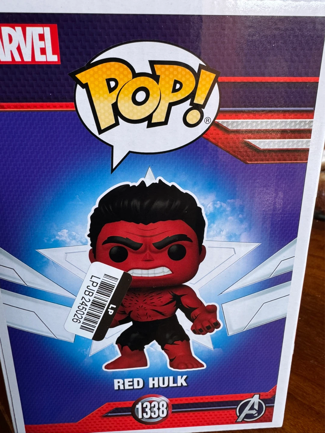 Funko Pop! Marvel Red Hulk Bobblehead 1338 - photo 2