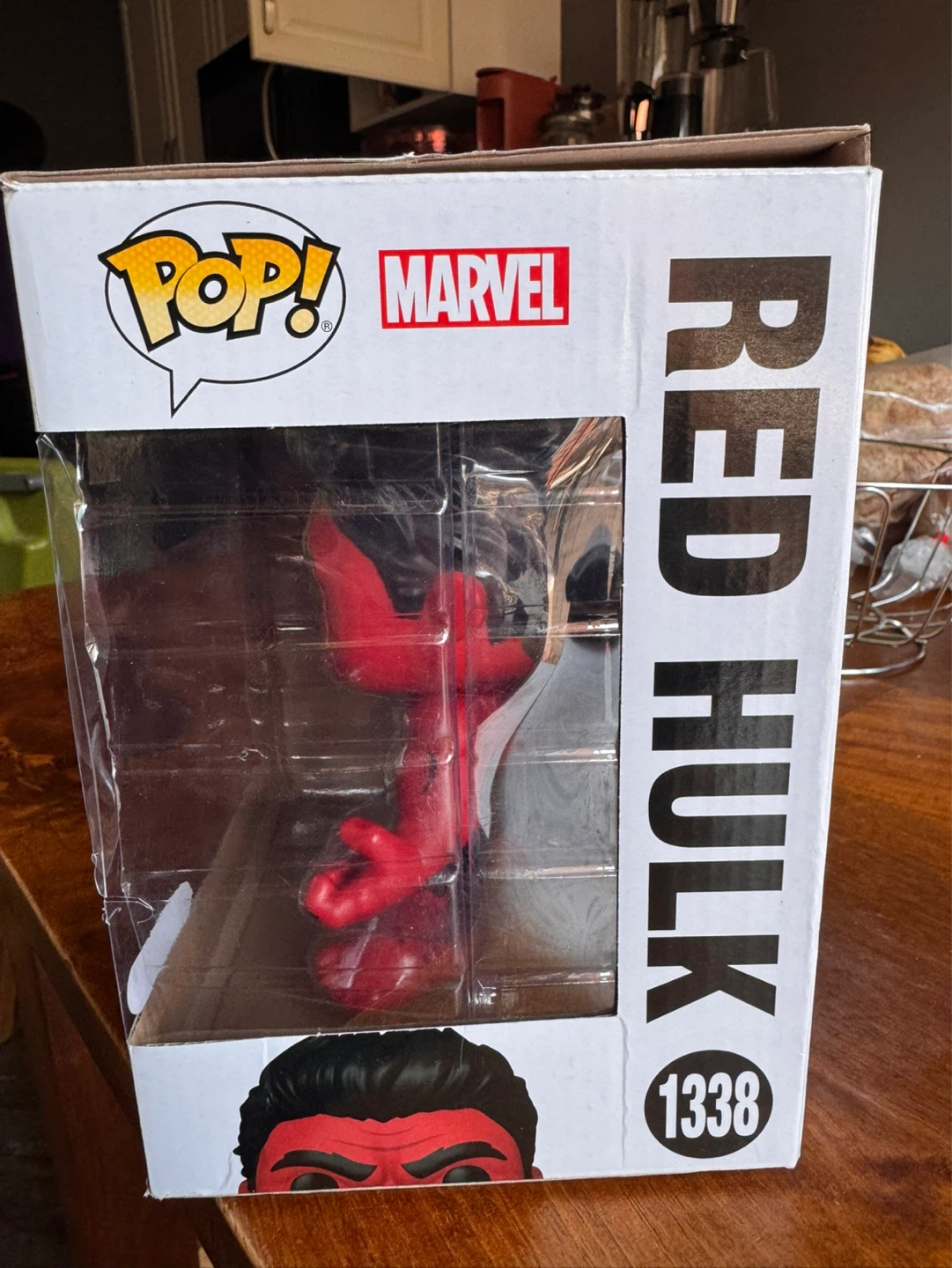 Funko Pop! Marvel Red Hulk Bobblehead 1338 - photo 4