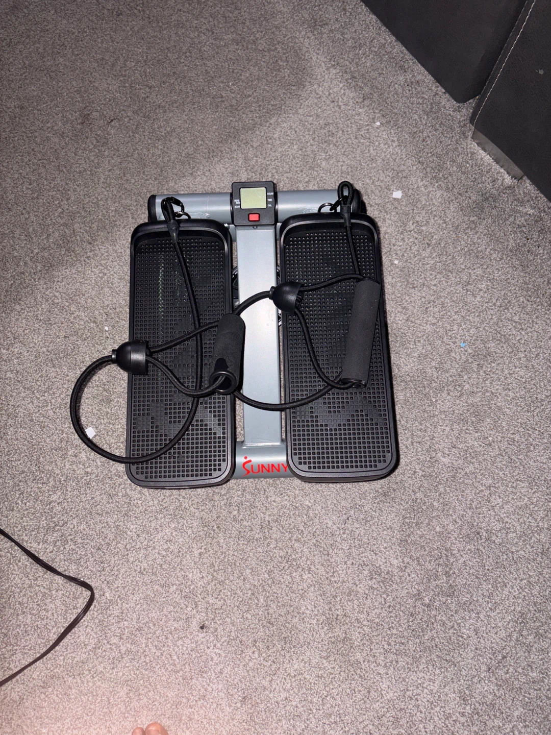 Sunny Health & Fitness Mini Stepper with Resistance Bands