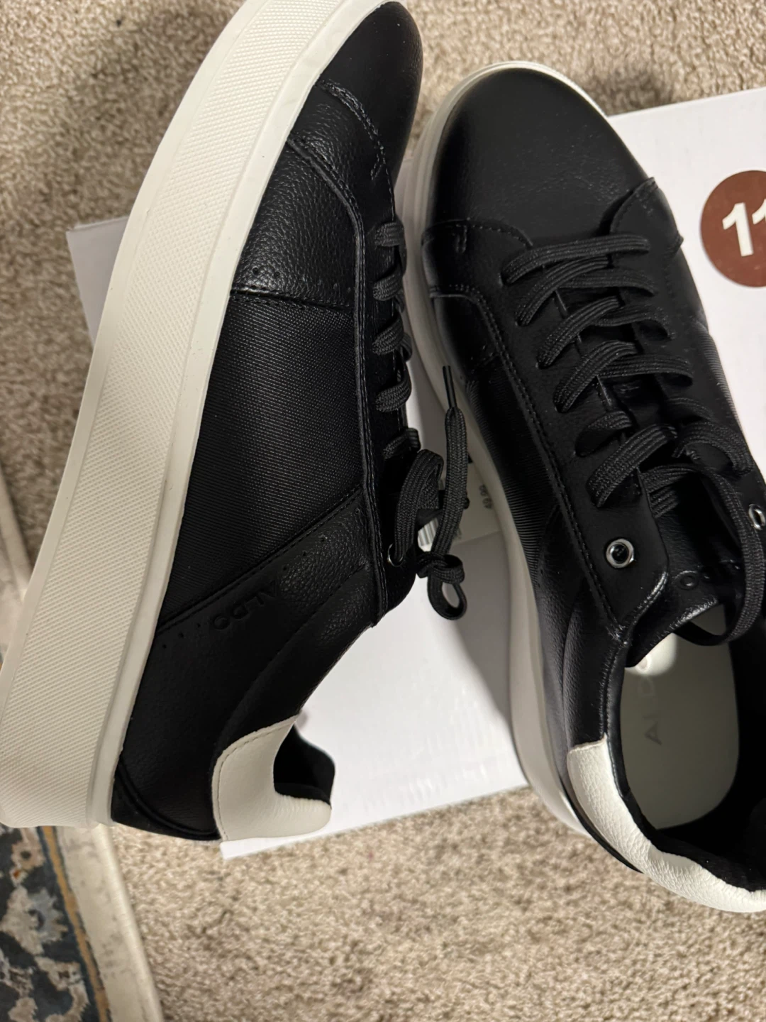 ALDO Black Sneakers - Size 11 - photo 2