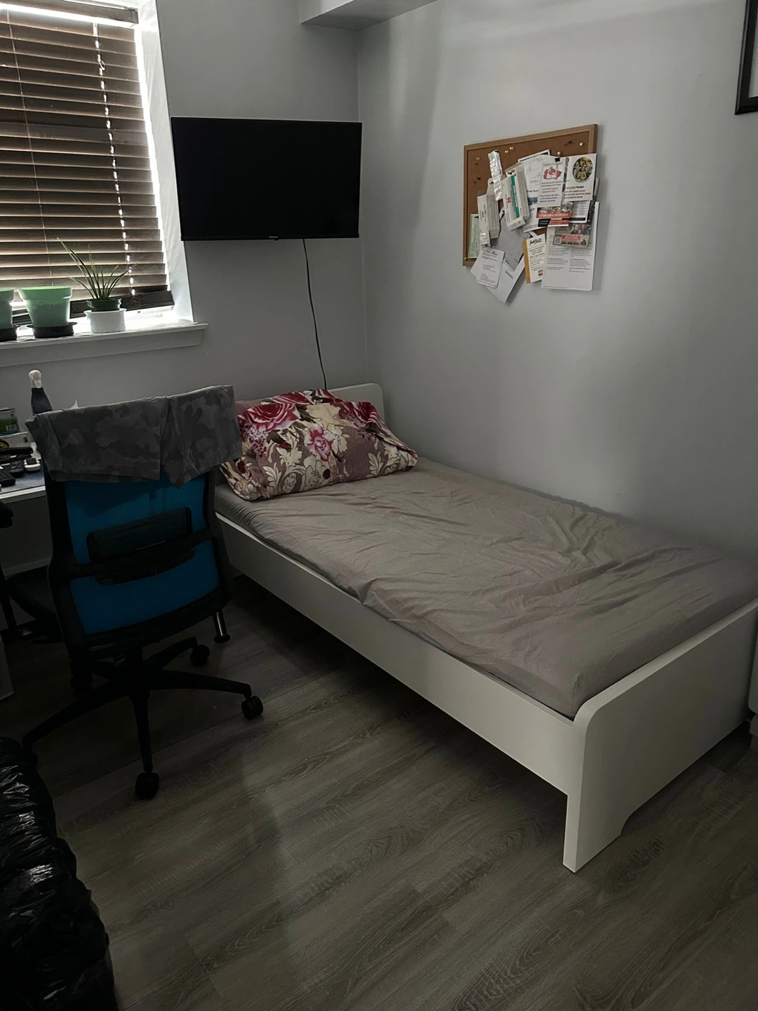White Single Bed Frame