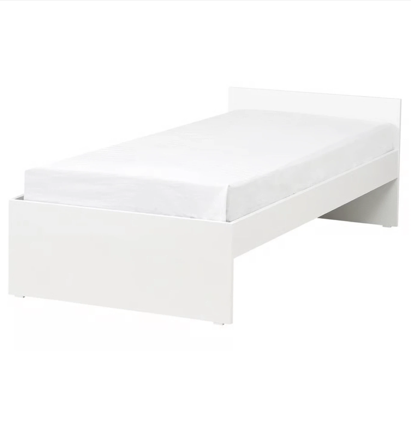 White Single Bed Frame - photo 2