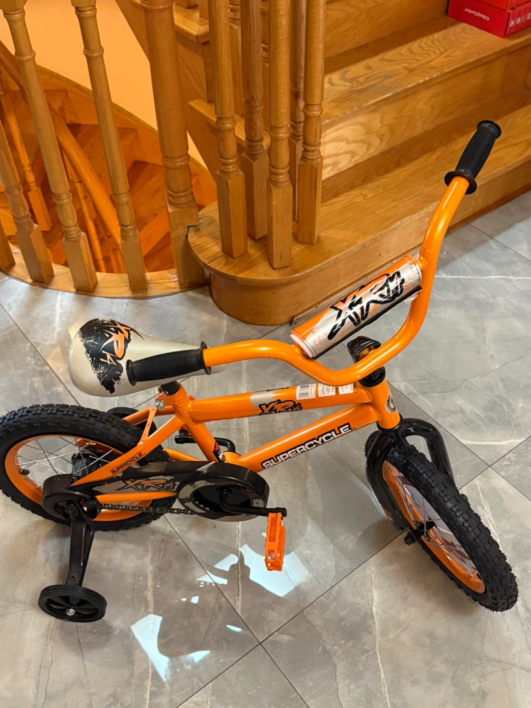 Orange Supercycle Kids Tricycle