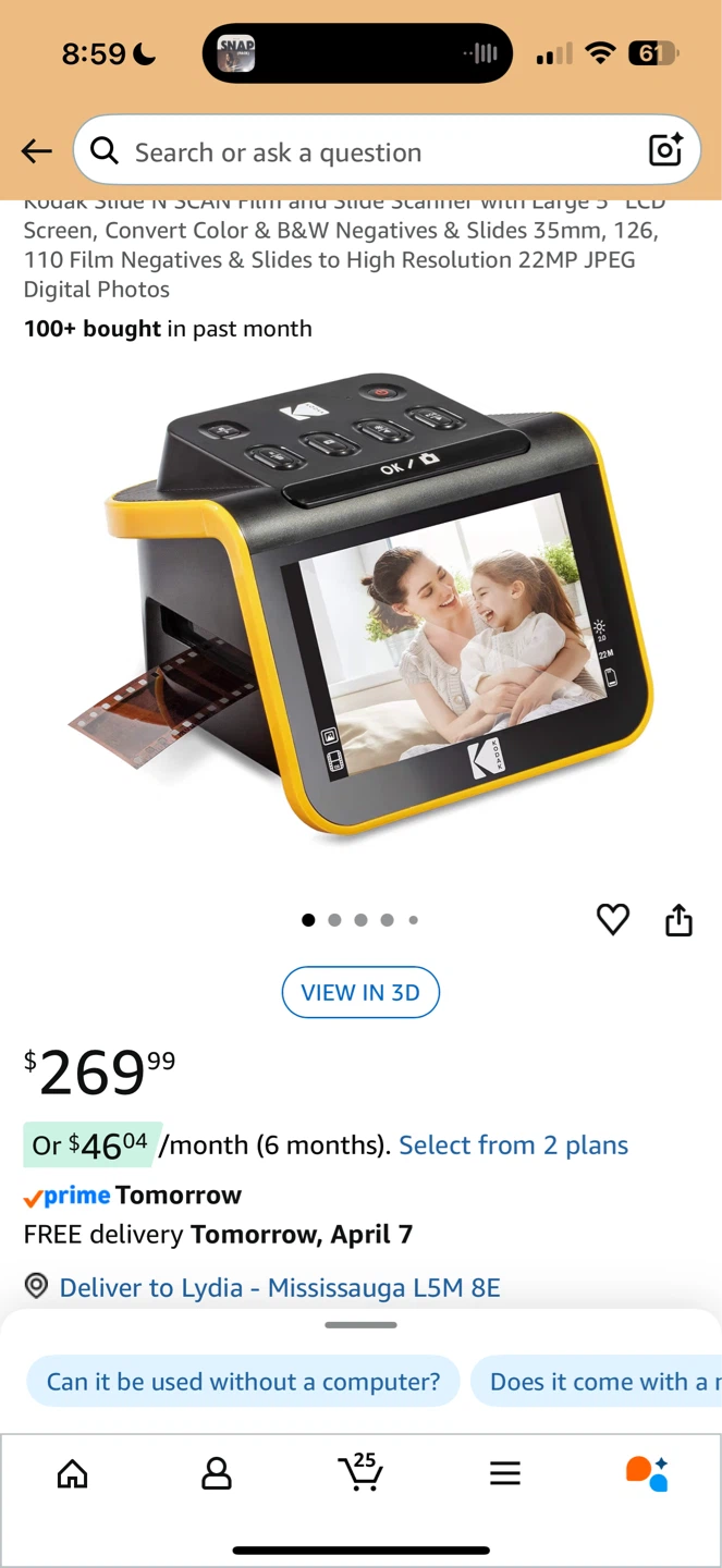 Kodak Slide N Scan Film and Slide Scanner with LCD Screen