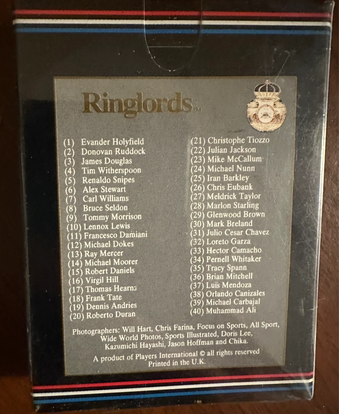 Case of  1991 Ringlords  Boxing Card Complete Sets (20 in total) - photo 4