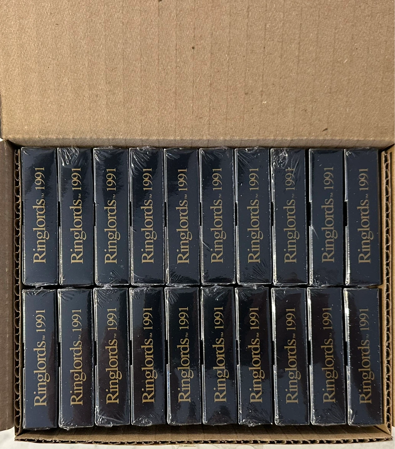 Case of  1991 Ringlords  Boxing Card Complete Sets (20 in total) - photo 2