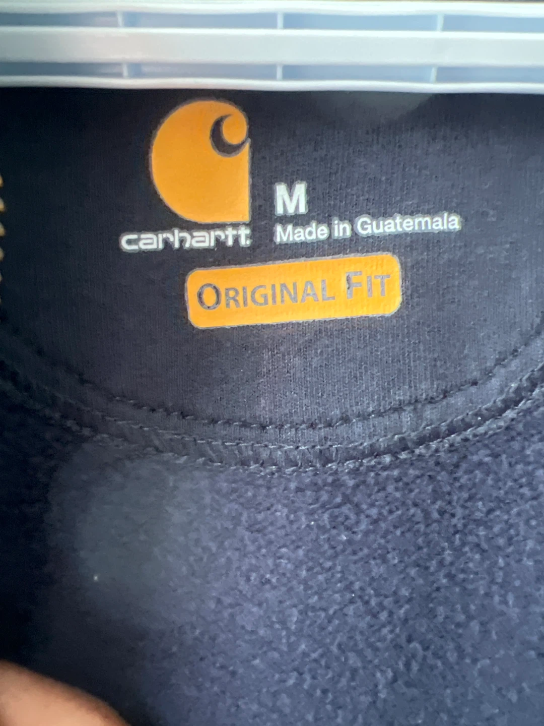 Carhartt Full Zip Hoodie - Navy/Darkish Blue - photo 5