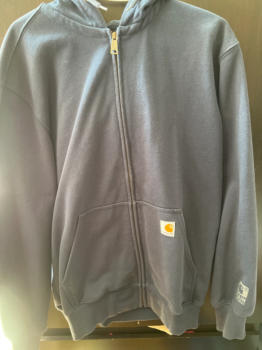 Carhartt Full Zip Hoodie - Navy/Darkish Blue