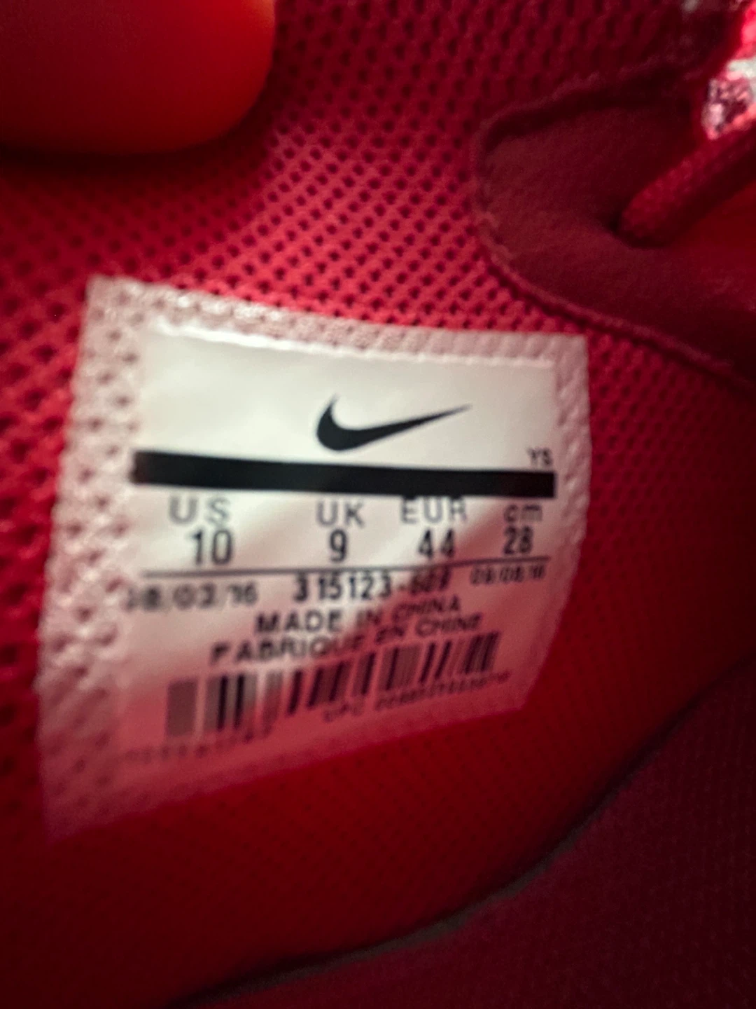 Nike Air Force 1 Mid Red Suede Size 10 Men's - photo 4