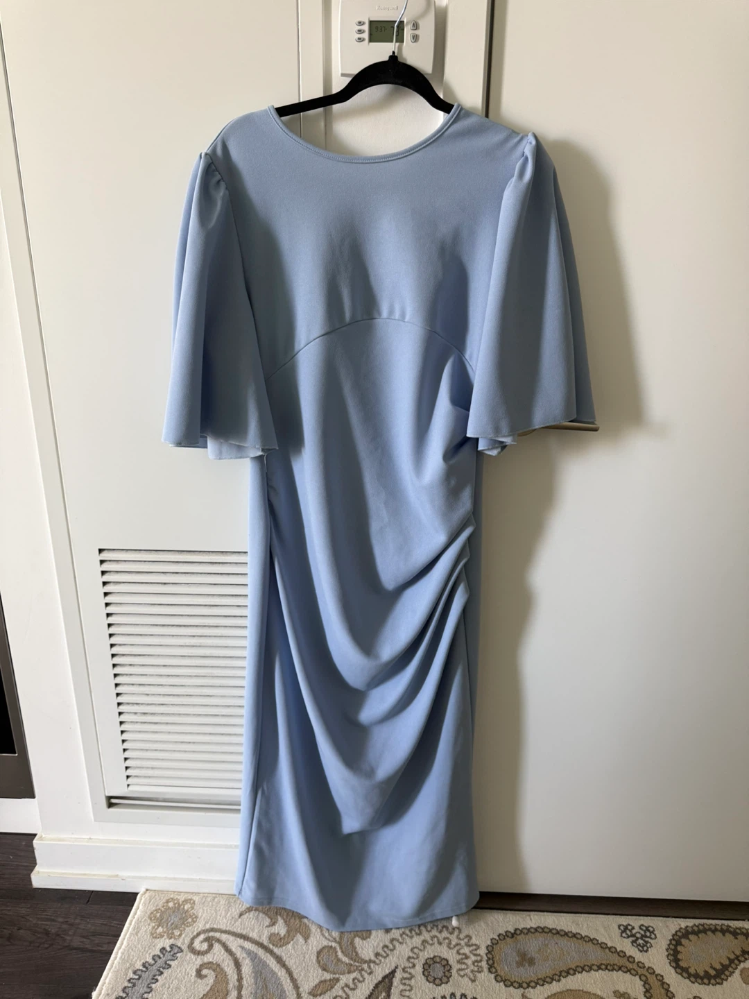 SHEIN Blue Ruched Dress Size XL