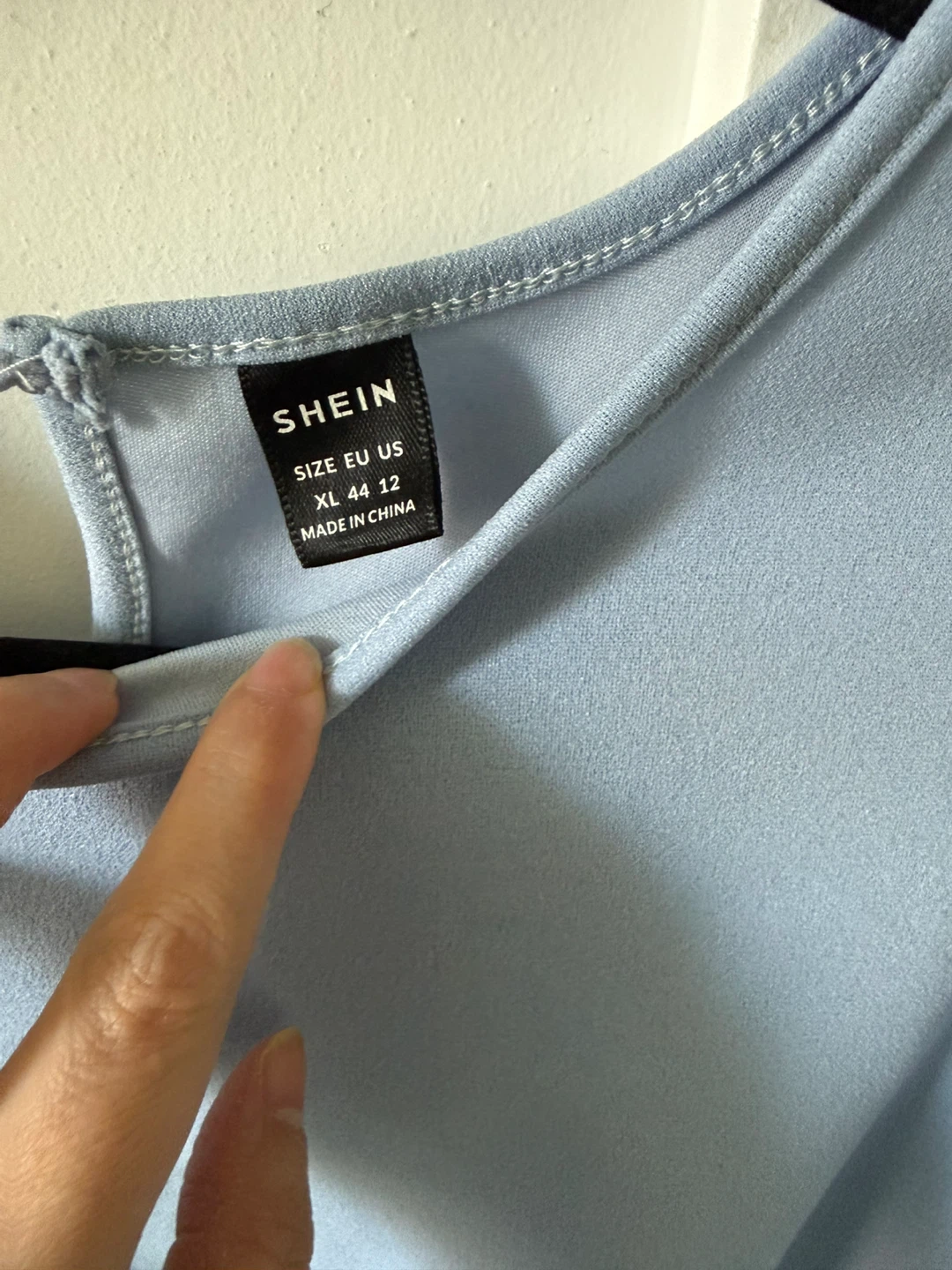 SHEIN Blue Ruched Dress Size XL - photo 2
