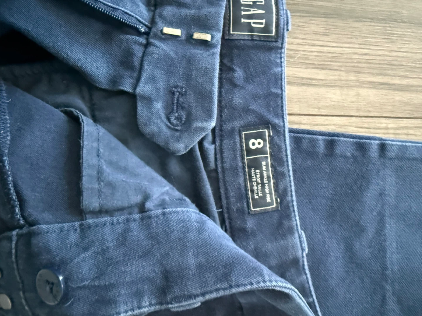GAP Women's Slim Ankle High Rise Pants Size 8 - photo 2