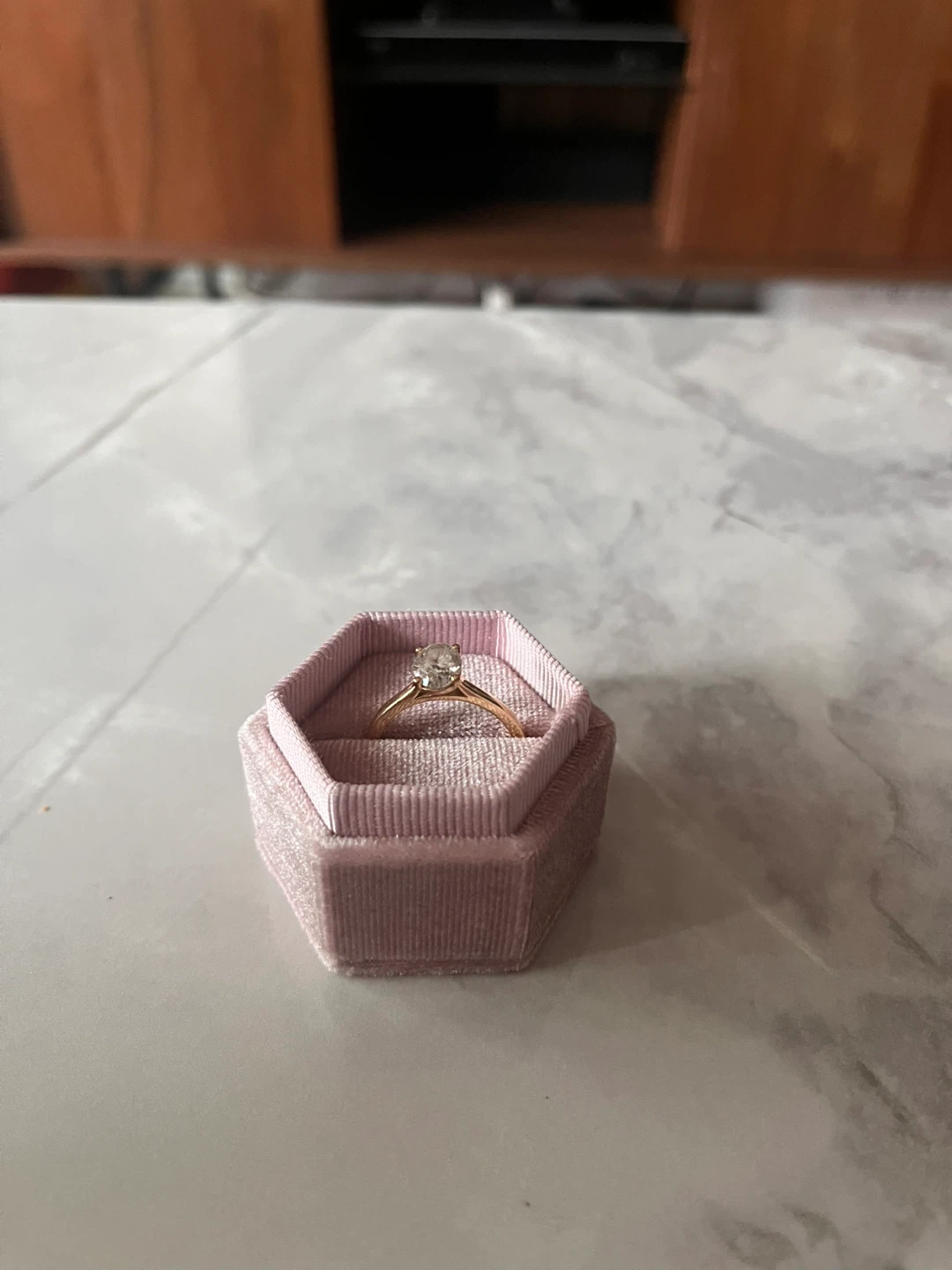 Engagement ring, lab grown diamond - photo 2