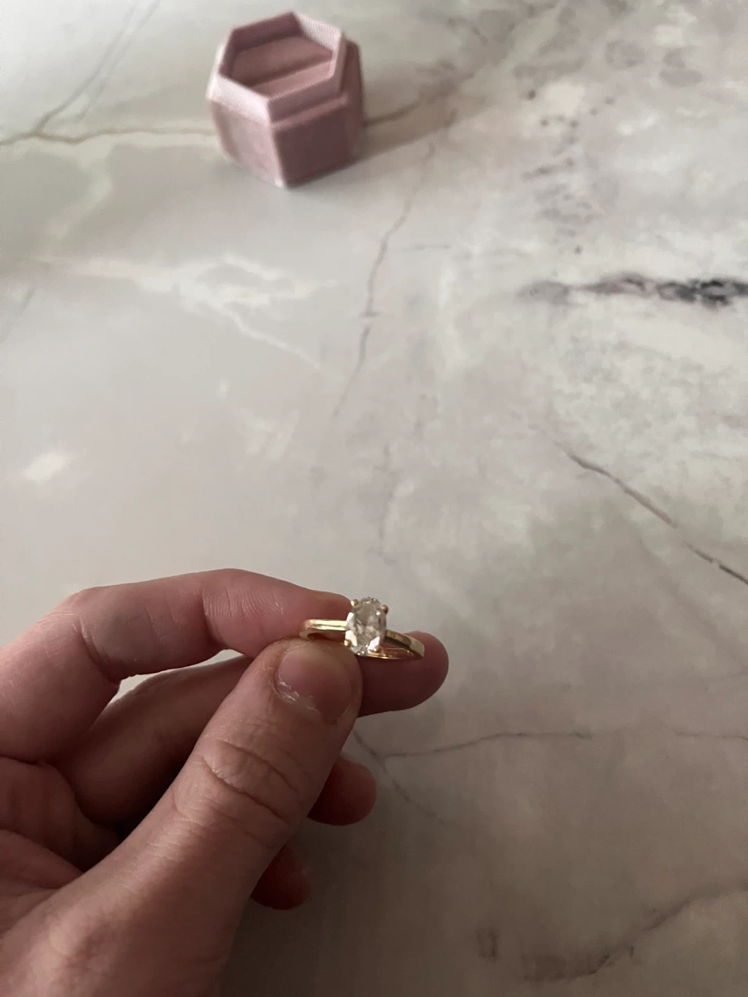 Engagement ring, lab grown diamond - photo 5
