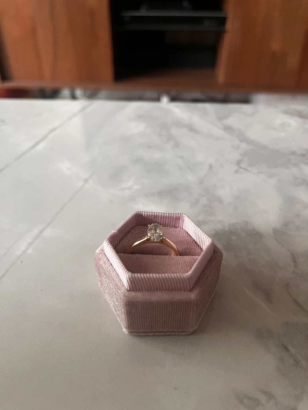 Engagement ring, lab grown diamond - photo 3