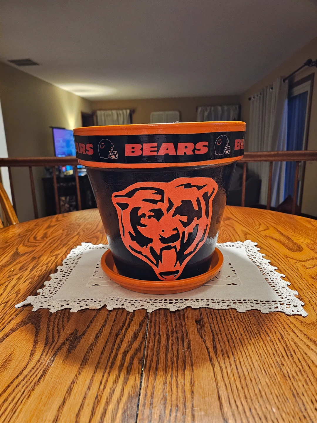 Chicago Bears & Cubs Decorative Planter Pots - photo 2