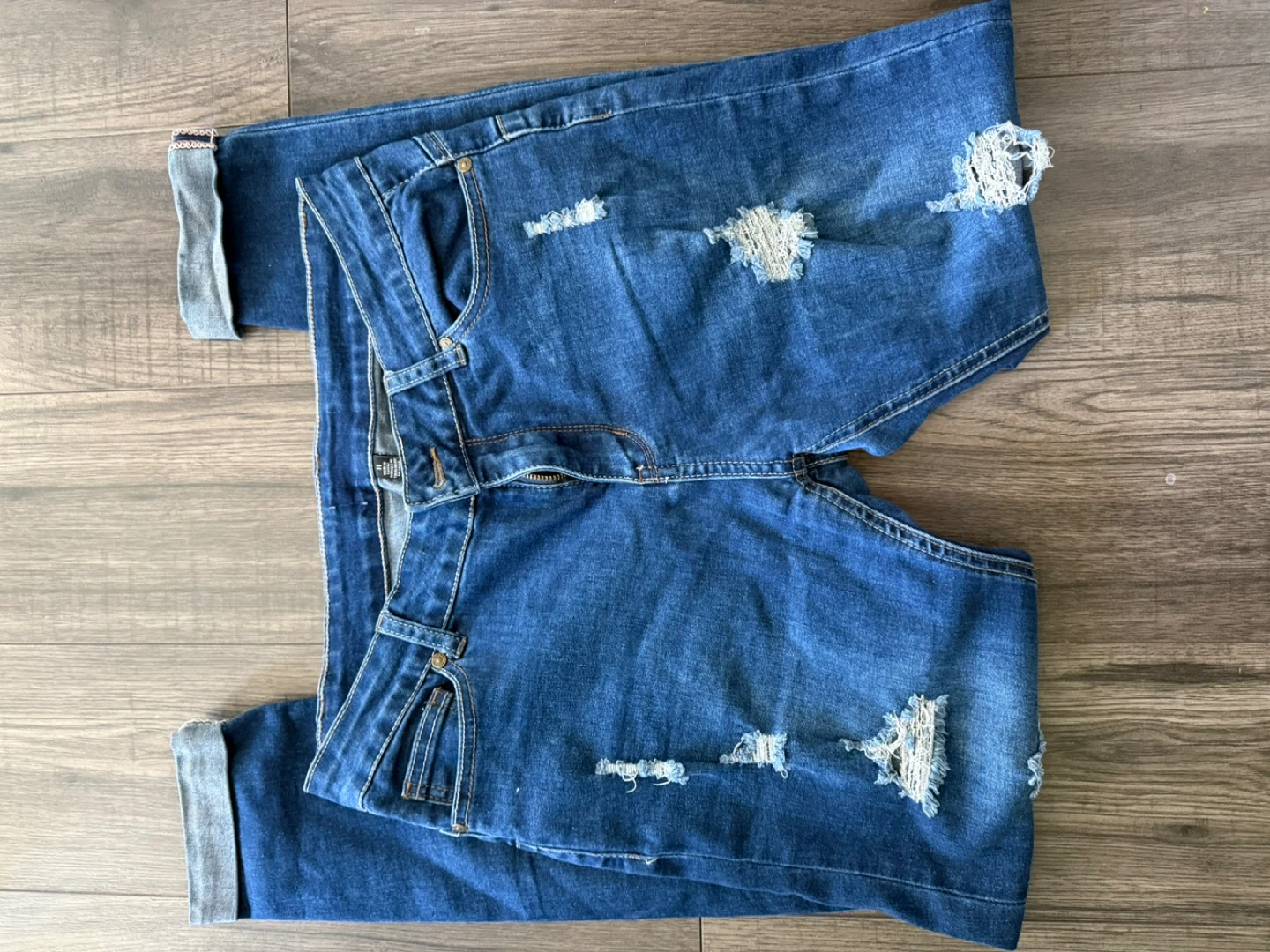 Ripped Denim Jeans Size 11