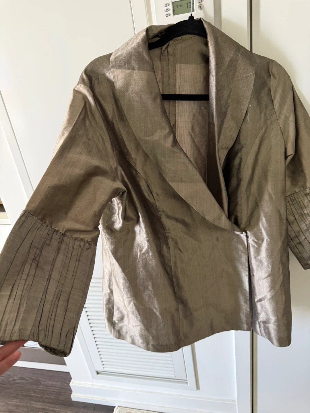 Women's Brown Metallic Blazer - photo 2
