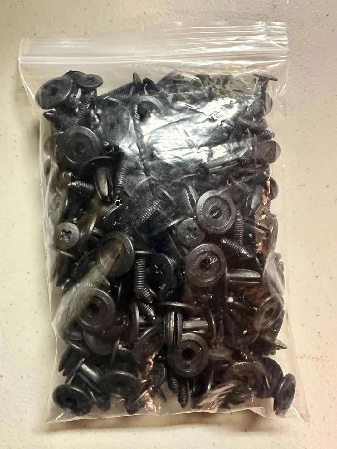 100 Pcs Plastic Rivets Fasteners Set