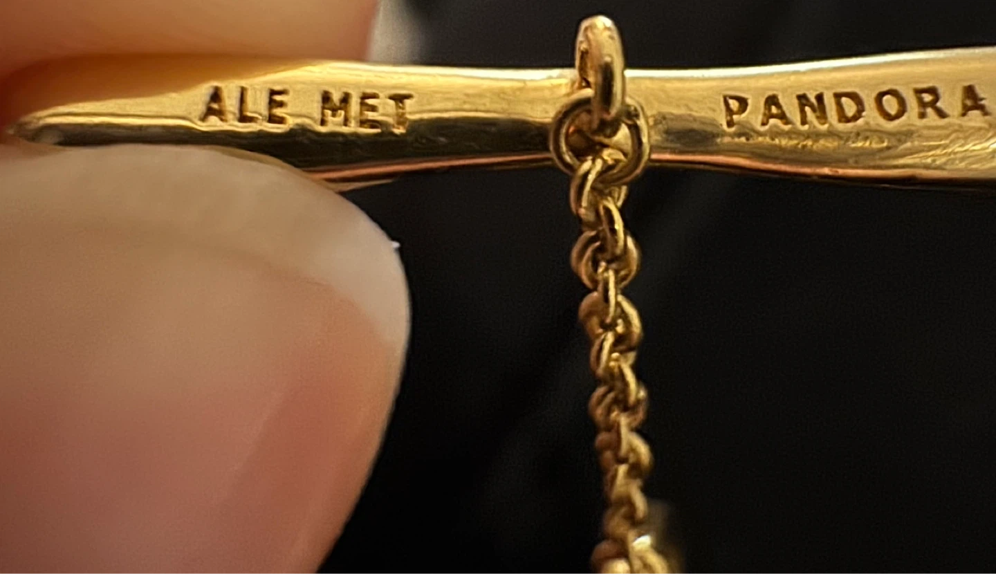 Pandora 14k Plated Gold Necklace - photo 3
