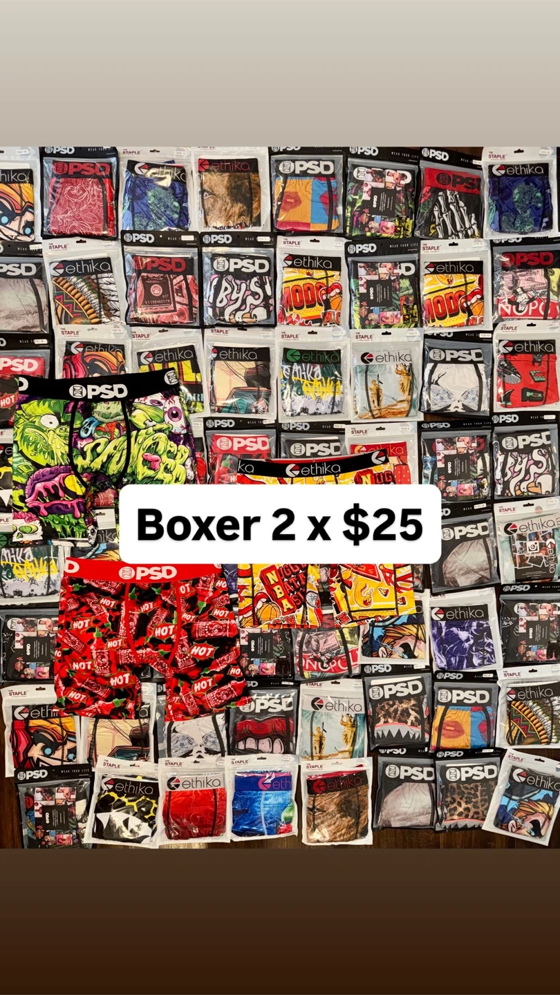 Boxer PSD y ethika 2 x $25