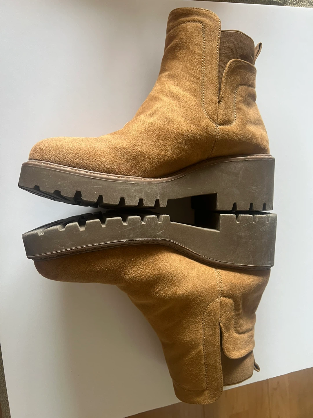 Tan Suede Chelsea Boots - photo 2
