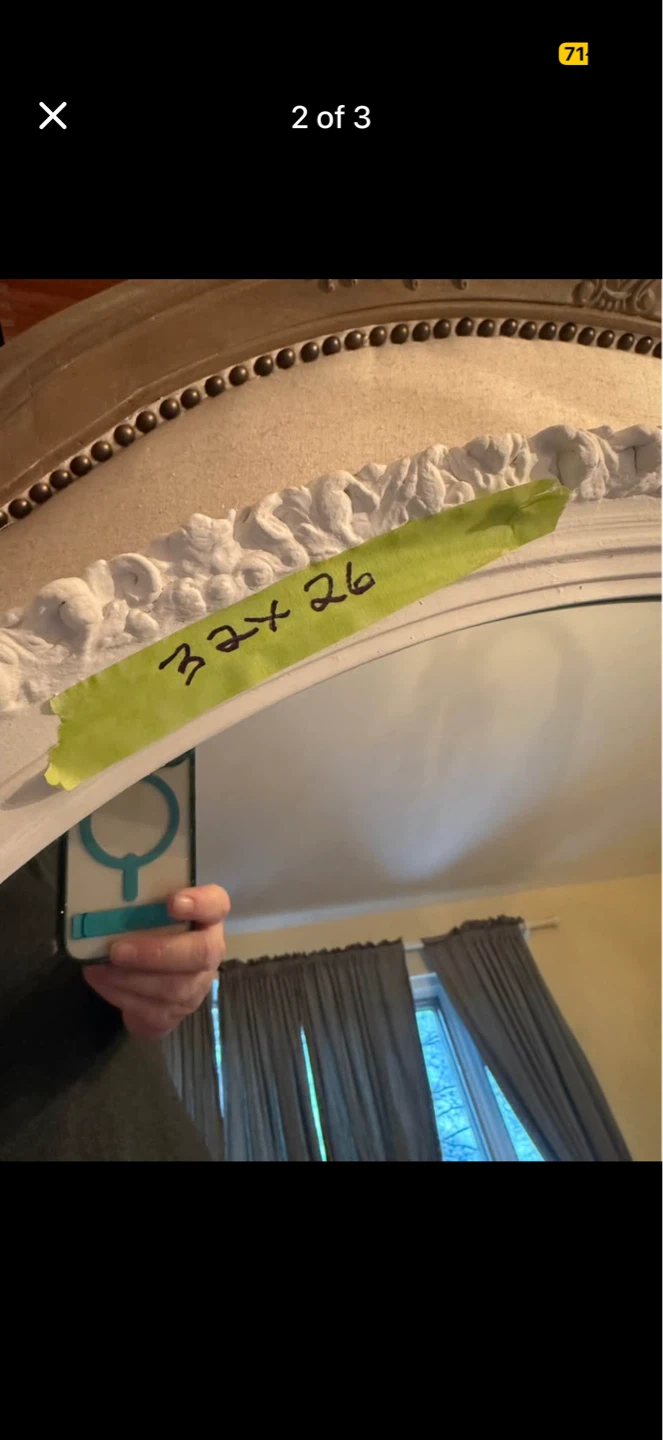 Large ornate mirror - photo 2