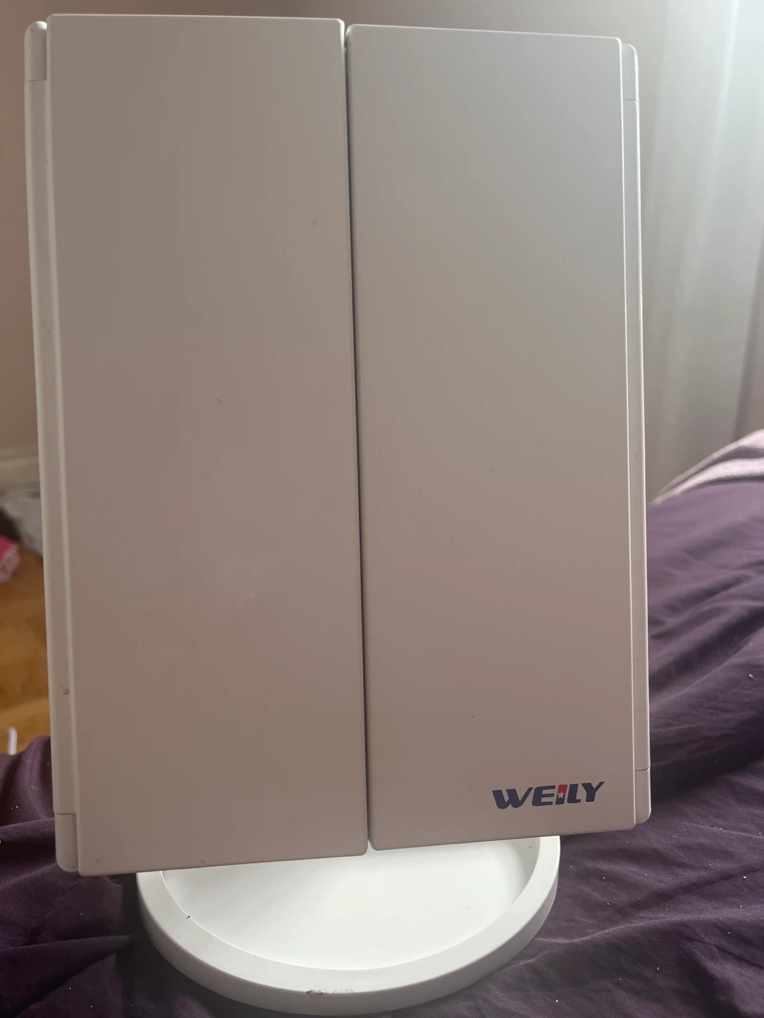WEILY Lighted Makeup Mirror