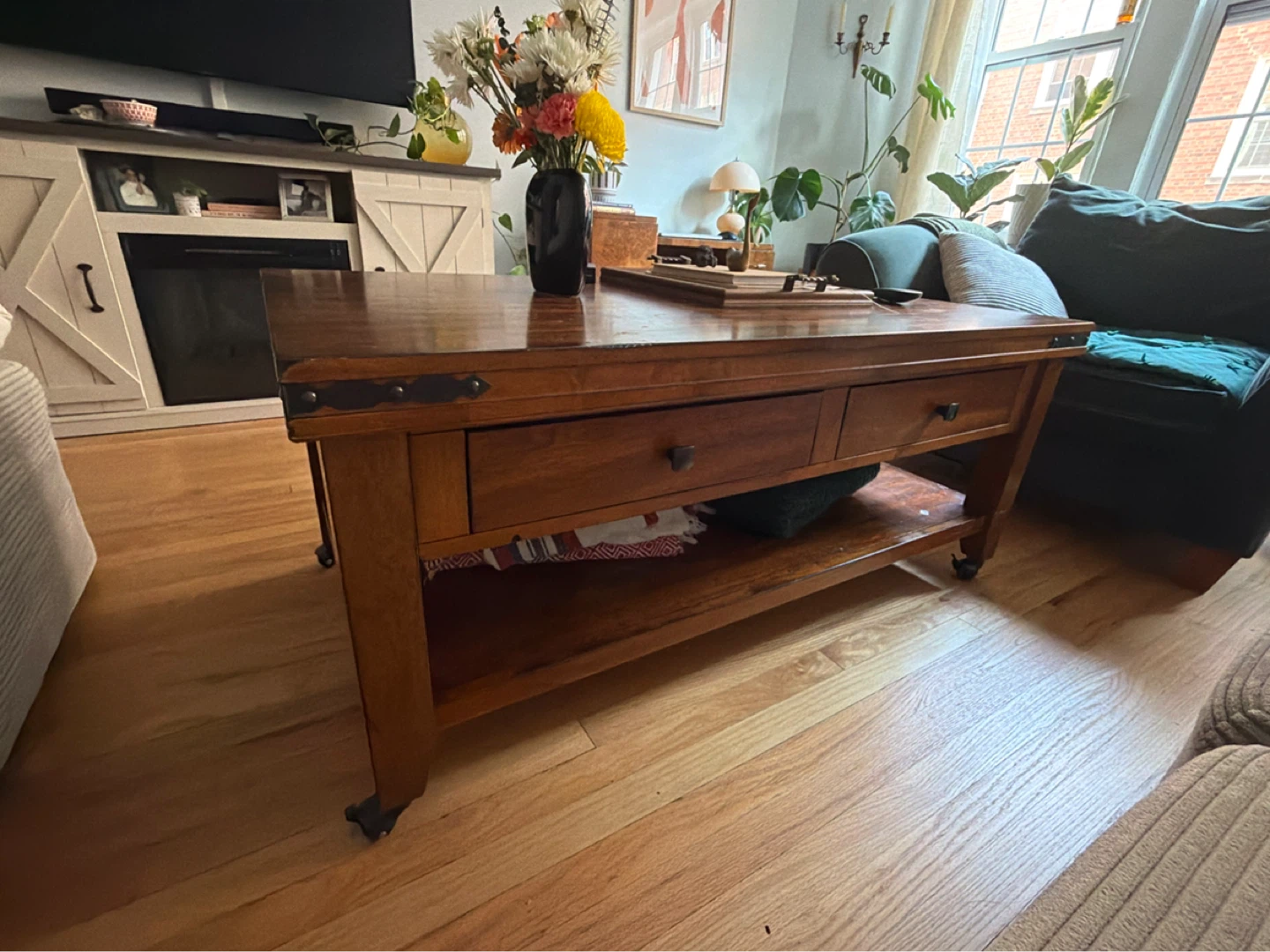 very large farmhouse coffee table