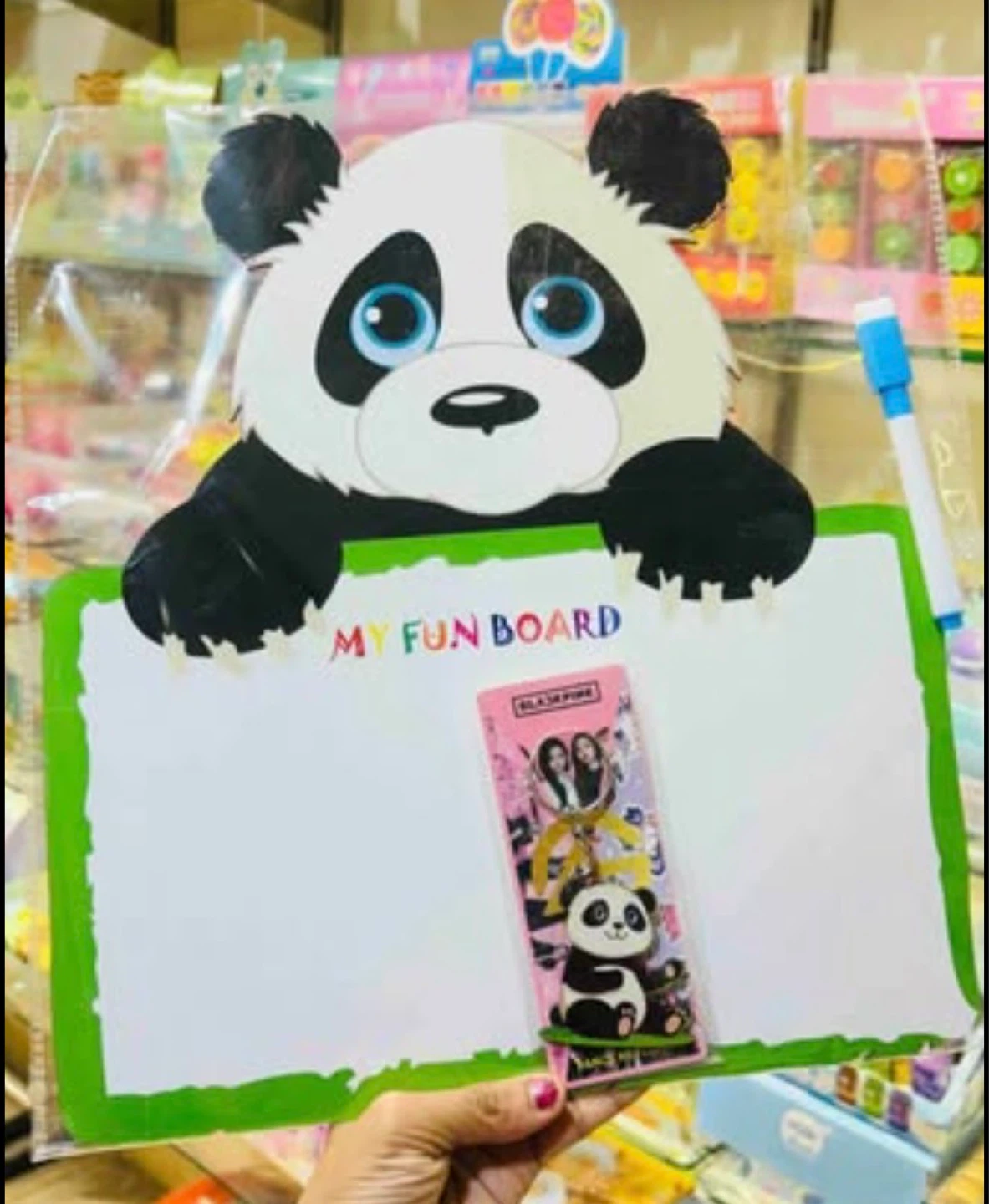 Panda Dry Erase Whiteboard with Marker
